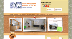 Desktop Screenshot of northcountryanimalhospital.com
